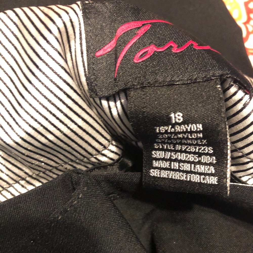 Black Wide Leg Trouser